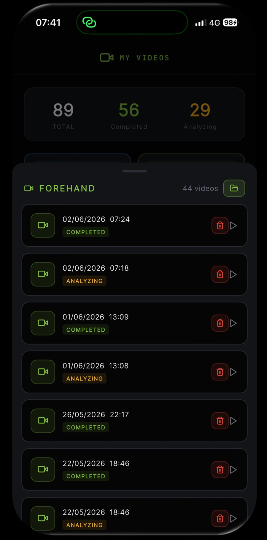 My Videos library